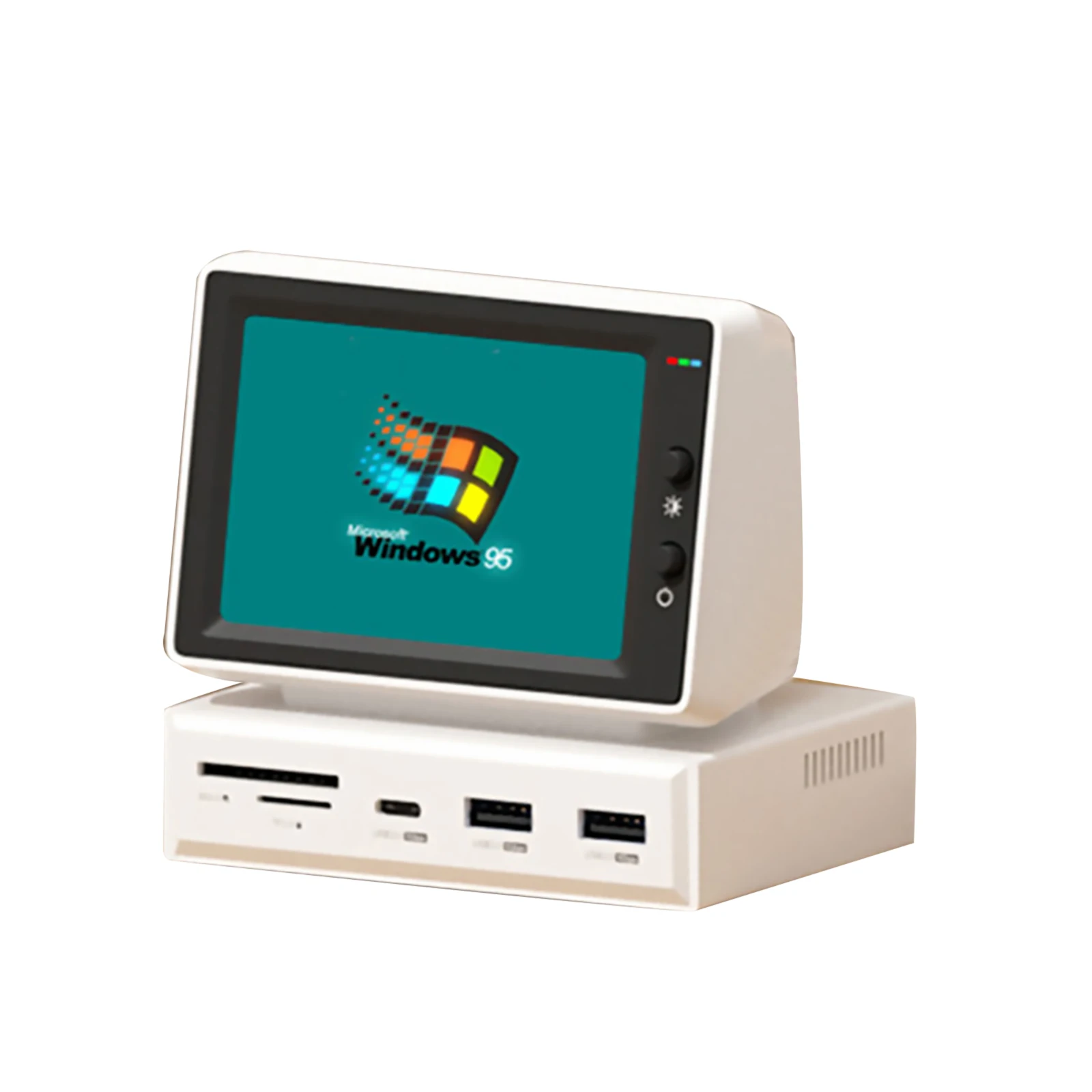 Imagem -02 - Ips Mini Display Sub Screen com Hub Usb c Aida64 Mini pc Cpu Ram Hdd Monitor de Dados Macbook Laptop 35