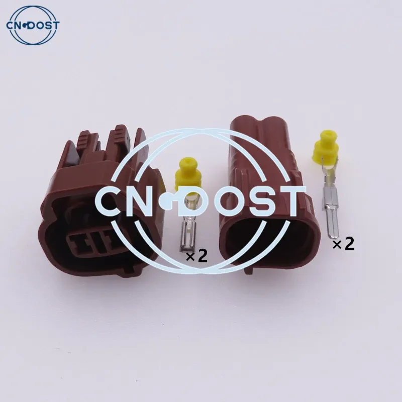 1 Set 2 Pin 6189-0033 MT-090-2-special2R-F AC Assembly Auto Socket Water Temperature Sensor Connector For Toyota Mazda