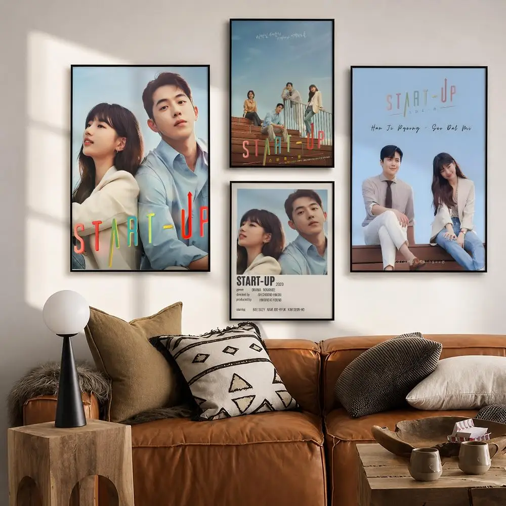 TV Series Start-Up Poster HD poster wall art self-stick no-residue for home cafe office great gift