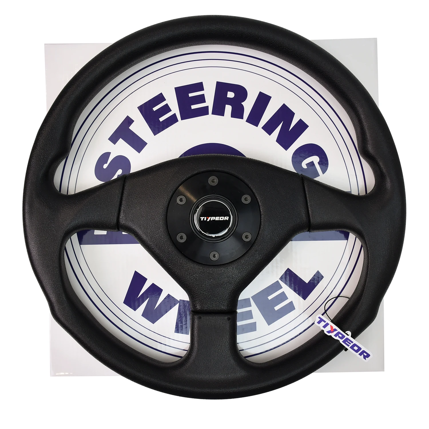 14 Inch  PU Auto Racing Steering Wheels Universal Deep Corn Drifting Sport Steering Wheel with TIYPEOR Logo