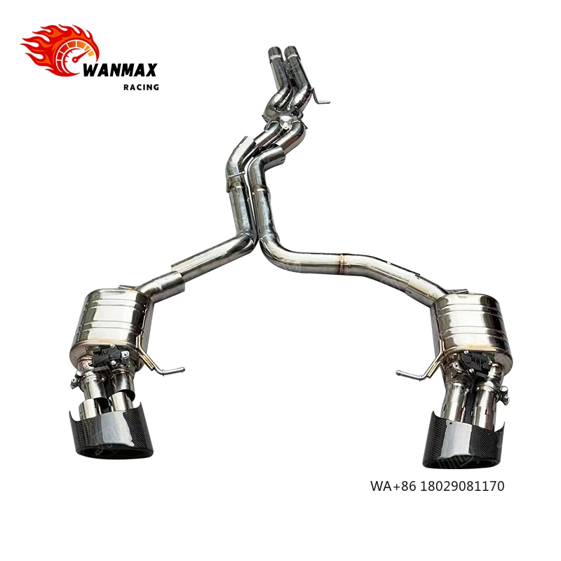 

Высококачественная выхлопная система JTLD с клапанами из нержавеющей стали 304SS для C8 RS6 RS7 2019+