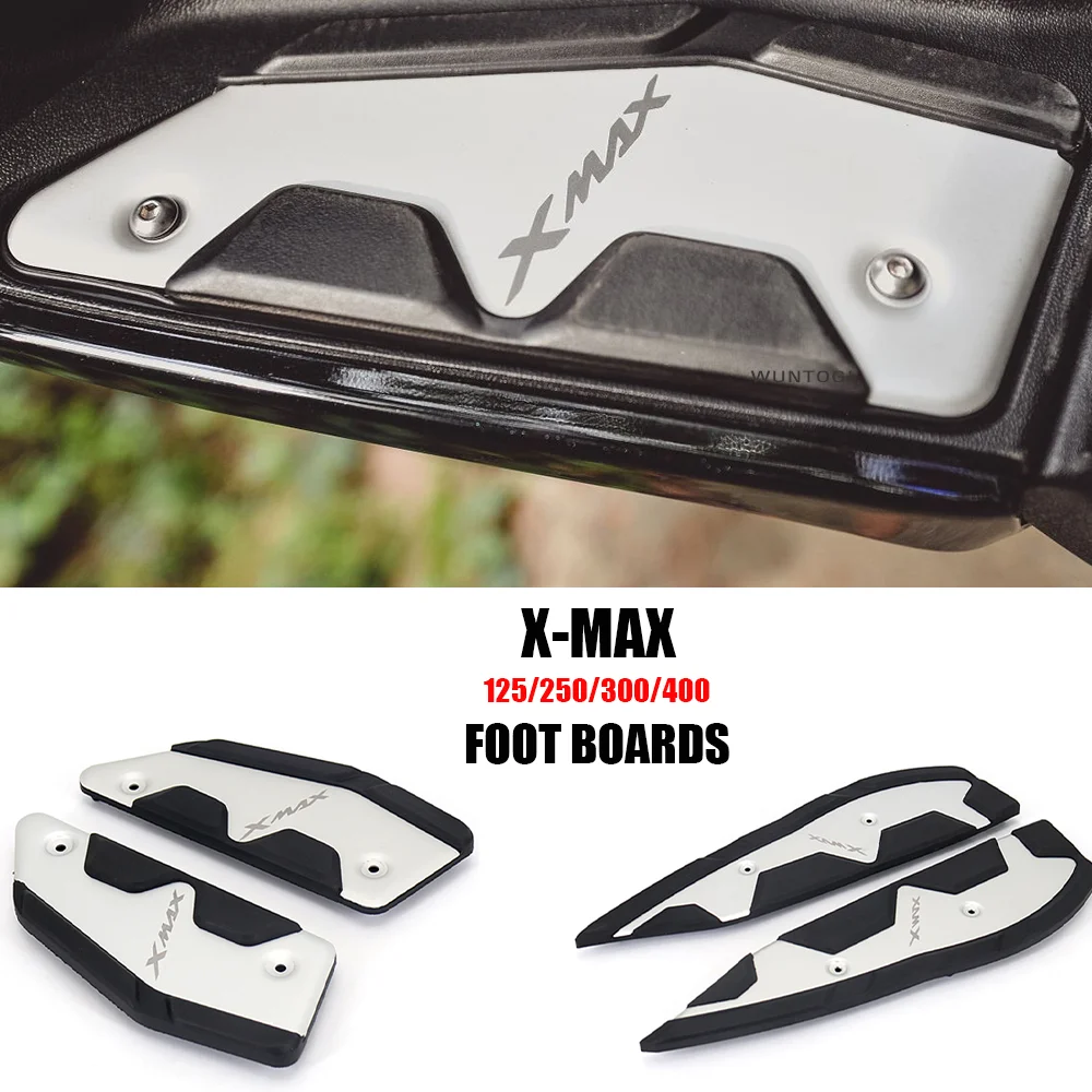 

Footboards X-MAX Accessories for Yamaha XMAX 300 X MAX 125 250 400 Footrest Pedal Plate X-Max 125 250 300 400 Foot Pads