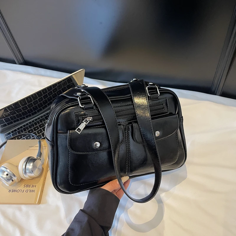 

Sophisticated Travel Box Purse Women Multifunctional Shoulder Bag Journey Ready For Organized Packing