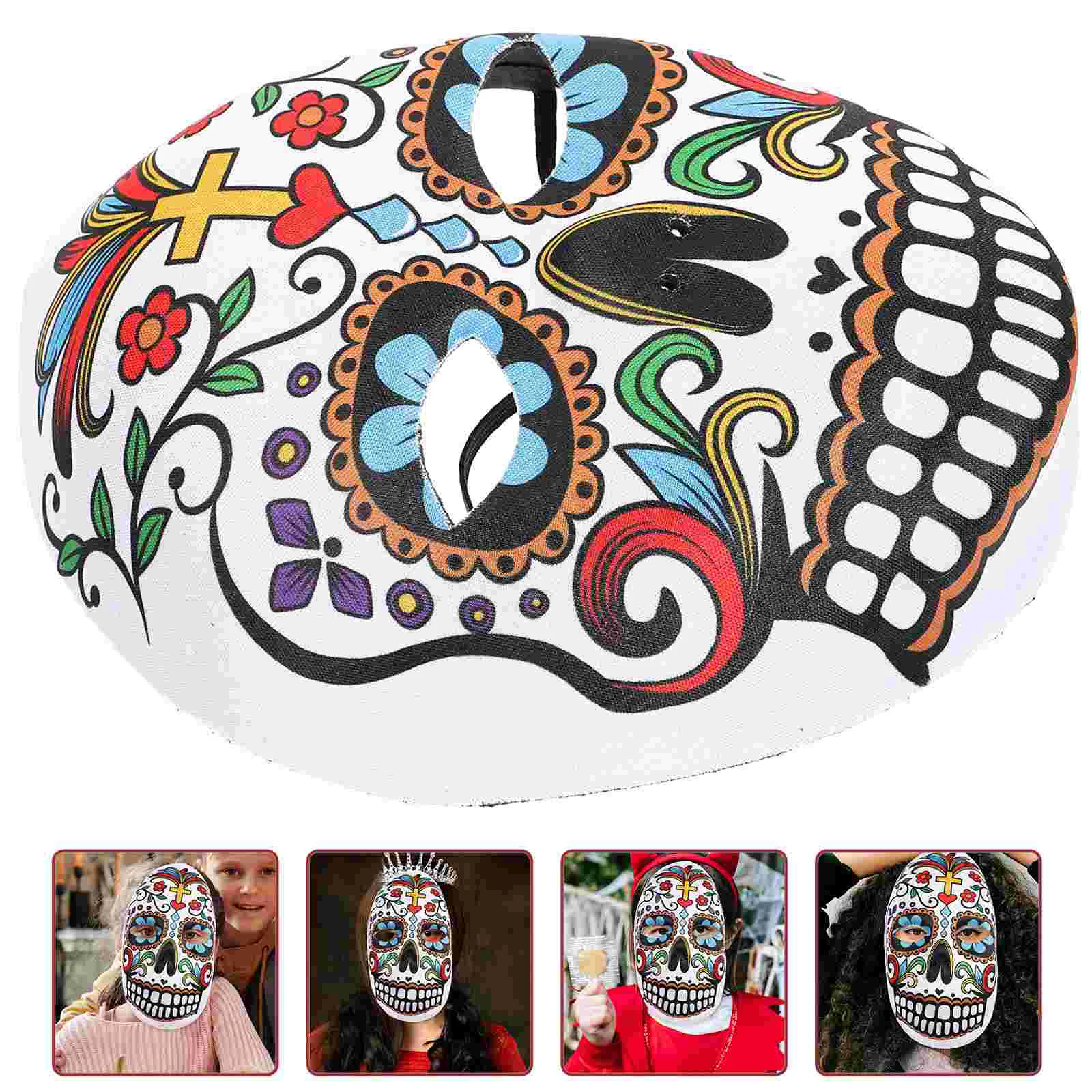 Mexican Day Dead Masquerade Mask (Classic Men's Style) Halloween Masks Make up Man