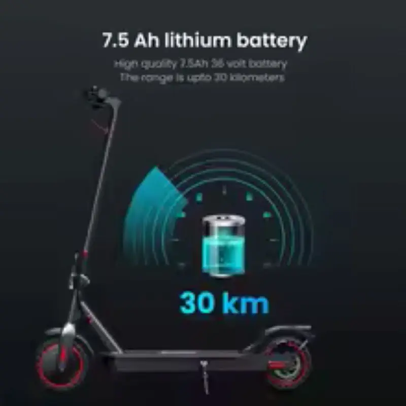 IScooter i9 سكوتر كهربائي 350 واط سكوتر للبالغين 7.5Ah 30 km/ساعة سكوتر قابل للطي 8.5 بوصة العسل الإطارات سكوتر الكهربائية