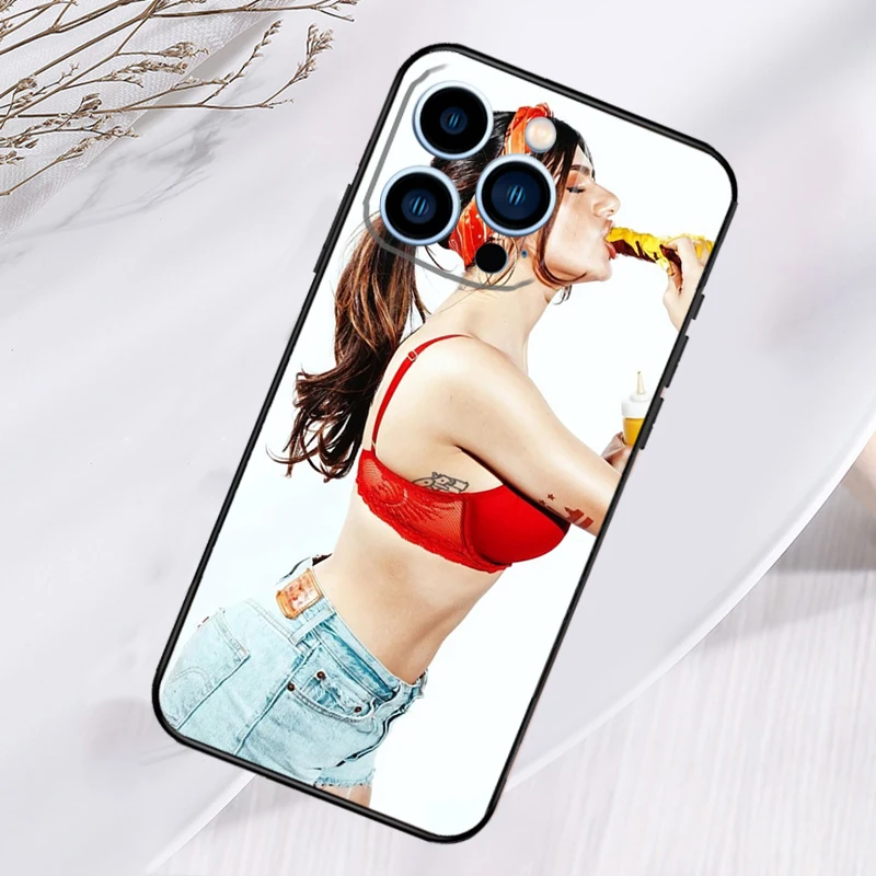 Sexy Beauty Girl Mia Khalifa Fundas For iPhone 13 14 15 16 Pro Max X XR XS Max Plus 12 Mini Case For iPhone 11 Pro Max Cover