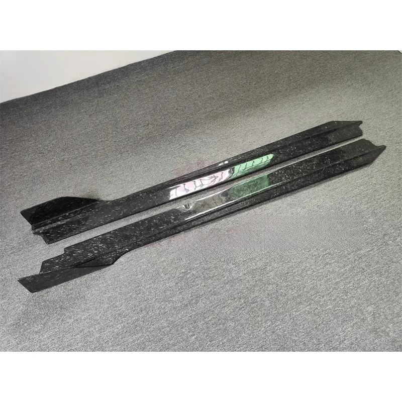 Factory V-style Carbon Fiber Forged Pattern Side Skirts  Huracan LP580 LP610 Body Kit