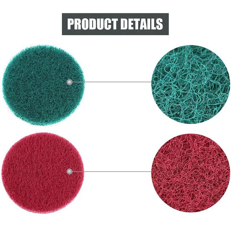 22Pcs Power Scrubber Brush Set Polishing Pad For Drill Powered Brush Tile Scrubber Scouring Pads Cleaning Tool