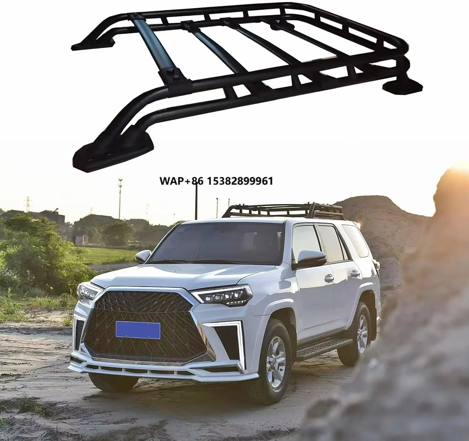 

Багажник на крышу Spedking для пикапов 4x4 (2010-2024), совместимый с Toyota 4Runner