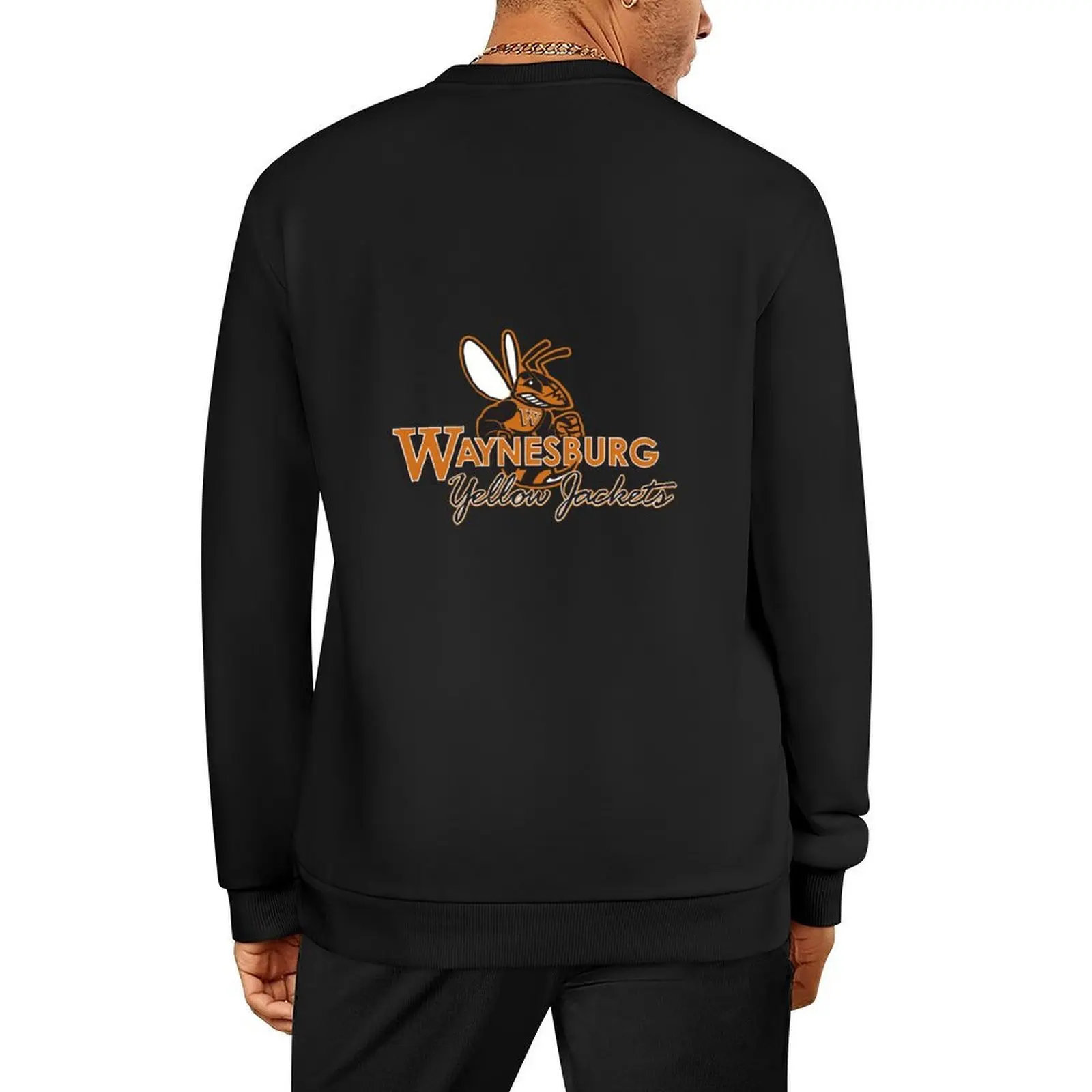Waynesburg Yellowjackets Pullover pakaian musim gugur pria pakaian musim gugur gaya Jepang hoodie musim gugur