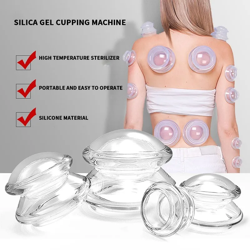Silica gel vacuum cupping without fire clearing damp to relieve fatigue of home vacuum cupping