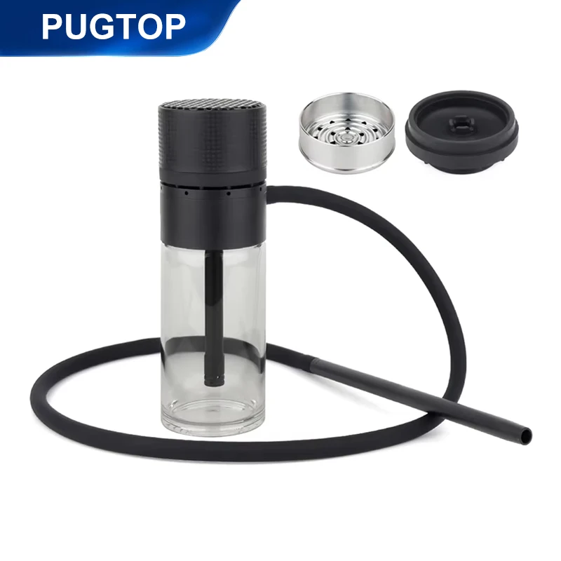 

New Arabic Hookah Cup Portable Shisha Hookah Complete Set with Glass Base Narguile Car Hookah Holder Household Hookah In The Car