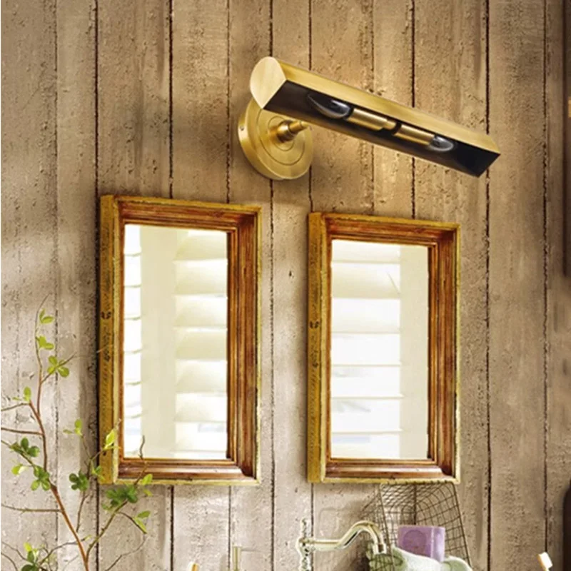 Living Room Aisle Copper Wall Lamp Bathroom Mirror Front Lighting Cabinet Exhibition Hall Shop  Indoor