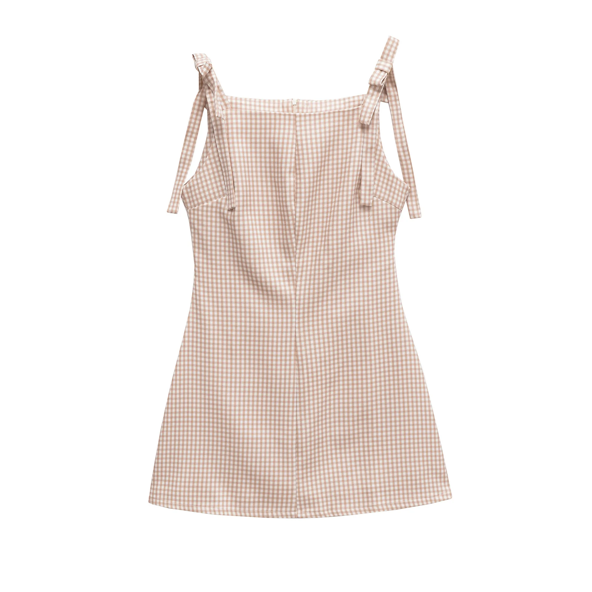 Autumn New Fashionable Simple Silk Satin Texture Short Dress