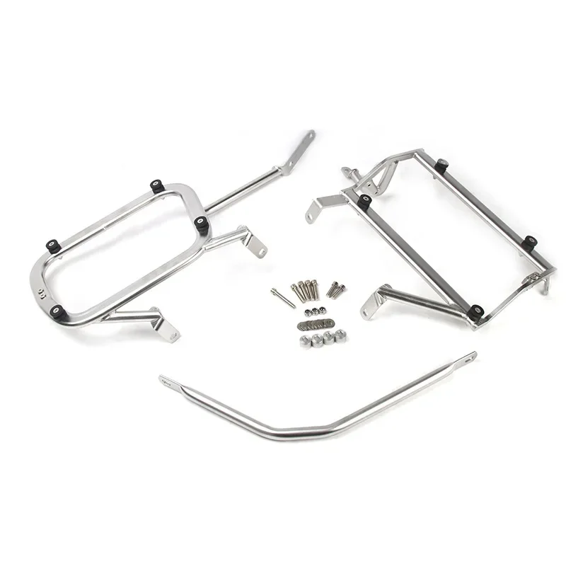 Stainless Steel Luggage Rack Motorcycle Tail Trunk Top Case Saddlebag Panniers Bracket for Honda CRF1000/1100