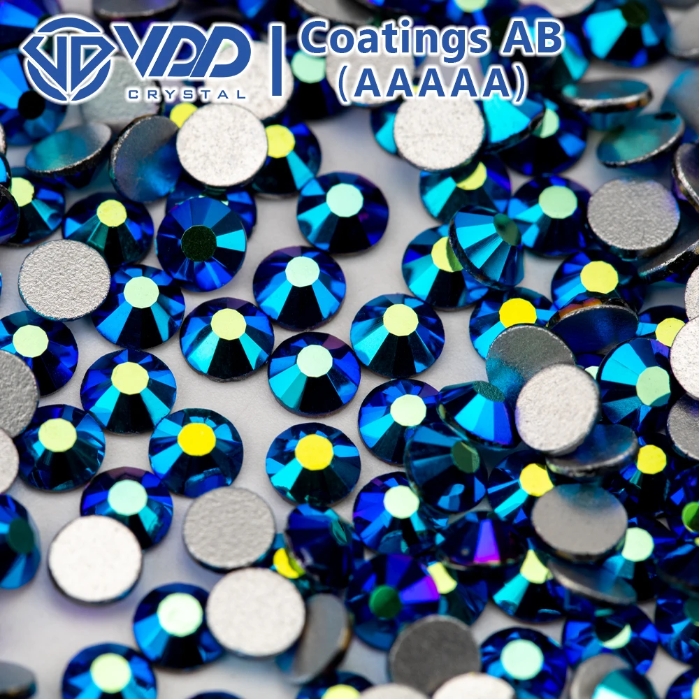 VDD SS4-SS30 AAAAA 073 Jet AB Glass Rhinestones Crystals Glitter Strass Flatback Stone For Nail Art Craft Decoration Accessories