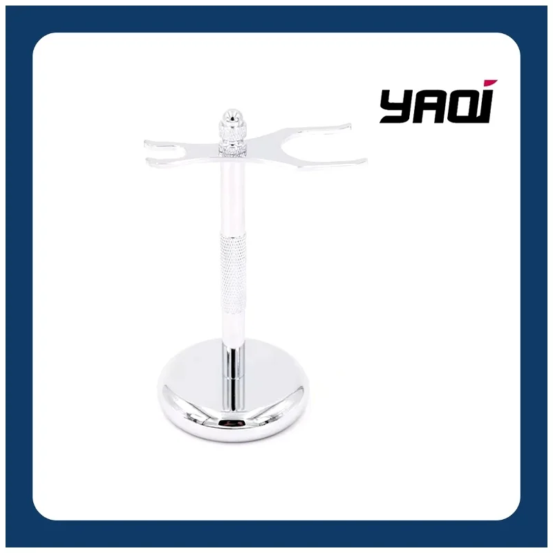 Yaqi 2026 Mens Shaving Brush and Razor Stand Set 30mm Knot Wet Shaving Brush Holder for Mens Wet Shave Grooming