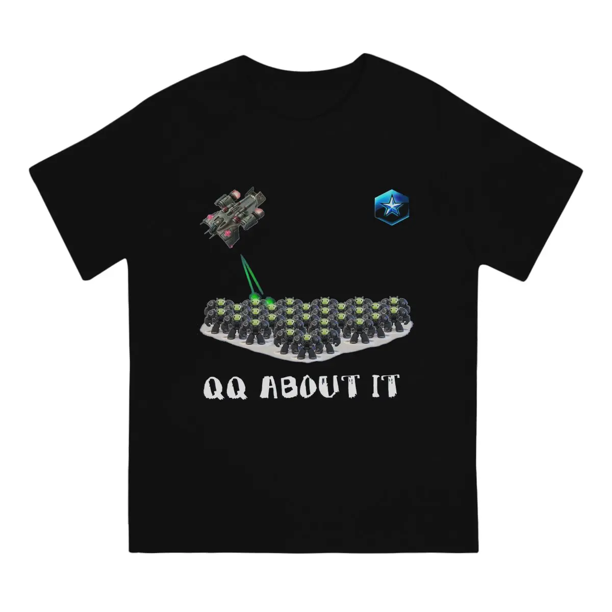 StarCraft Game QQ About It T Shirt Polyester Grunge Men Tees Summer Clothing Harajuku O-Neck TShirt