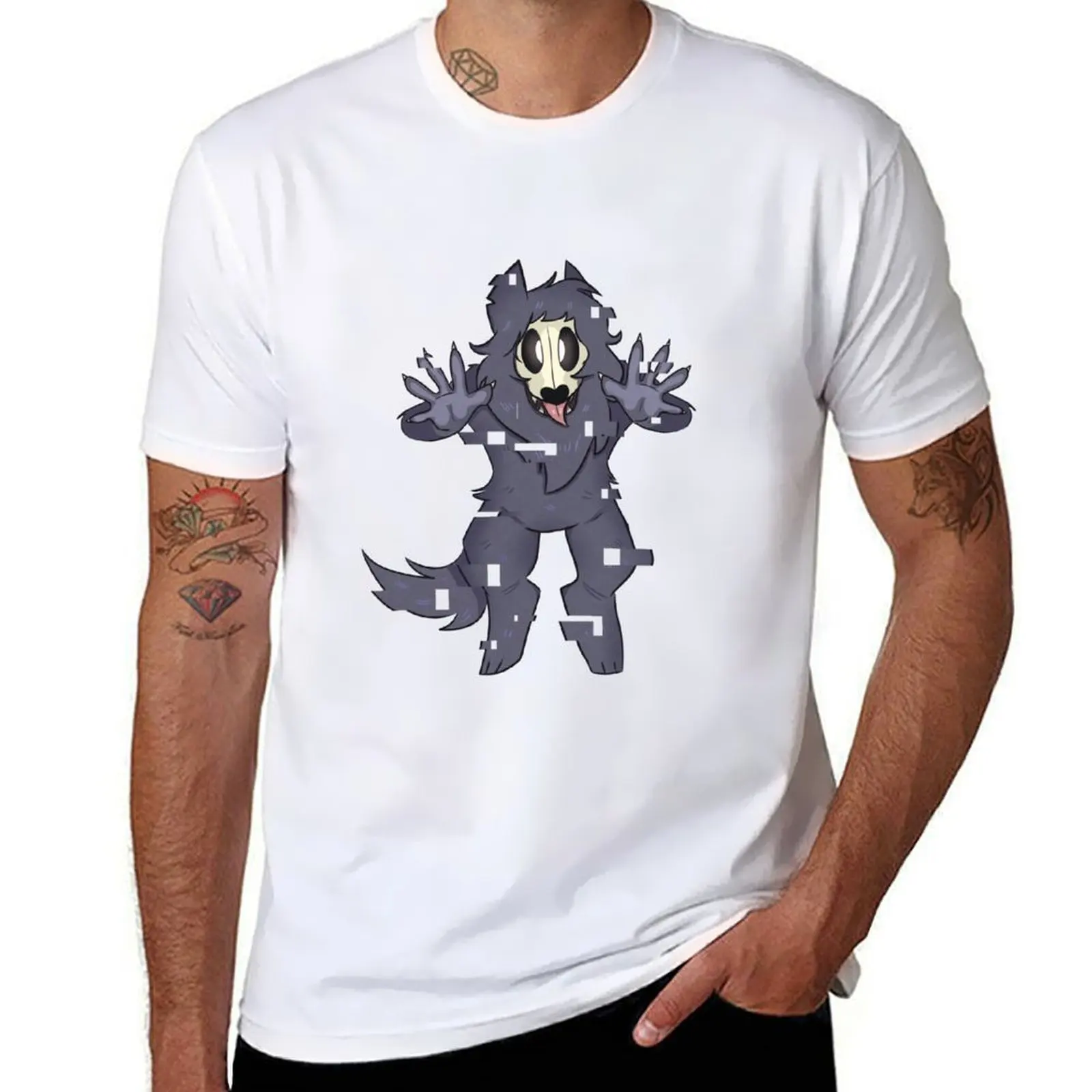 

SCP 1471 Malo Glitch Scary Cute T-Shirt t shirt man casual man t shirt heavy cotton T-Shirt