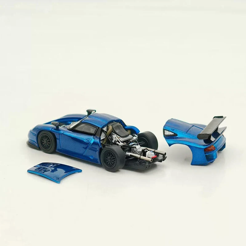 TSD Diecast 1:64 Scale 911 GT1 1997 Alloy Model Simulation Classic