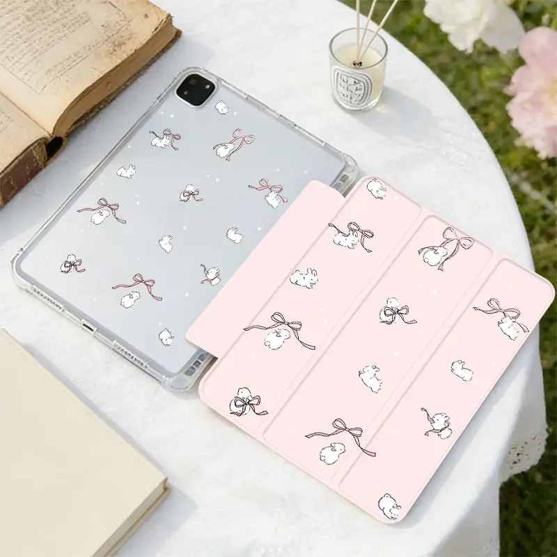 Pencil Slot Funda Case For Samsung S10 S9 12.4 inch Samsung Tab S7 S8 S9 11 Tab A11 A9 8.7" Plus 11" A8 Tab S6 Lite 10.4 inch
