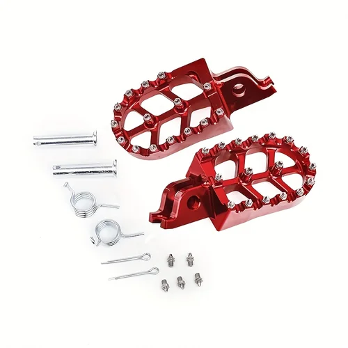 Imagen 2 del producto Reposapiés para motocicleta, pedales de clavija para CR125 CR250 CRF 450X 250RX 450RX KX250F KX250 KX450F KX450 KLX450R Dirt Pit