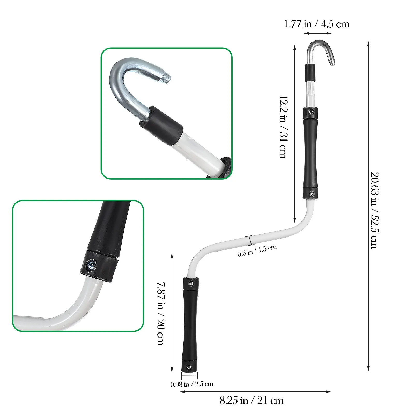 Canopy Crank Handle for Outdoor Awning Retractable System Manual Operation Roller Shutter Gear Awning Accessory