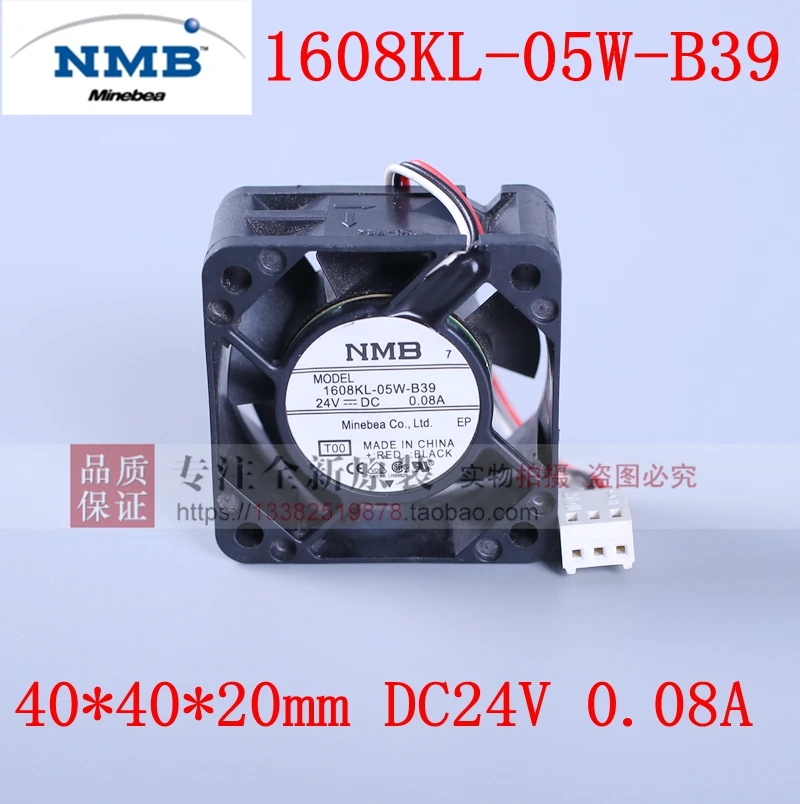 

NEW NMB-MAT NMB FOR FANUC 1608KL-05W-B39 4020 DC24V 0.08A cooling fan