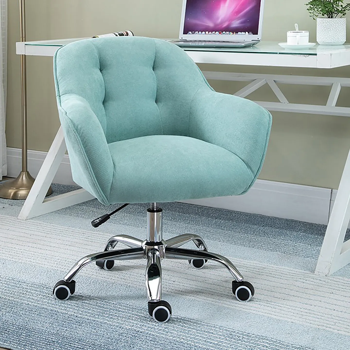Comfortable Mobile Recliner Ergonomic Office Chair Luxury Swivel Armchair Office Chair Gaming Bedroom Chaise Bureau Furniture
