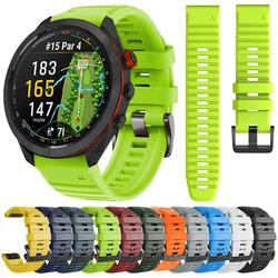26 22mm Silicone QuickFit Watch Strap for Garmin WatchBand Instinct 2X Forerunner 965 955Solar 745 Approach S70 S60 S62 Bracelet