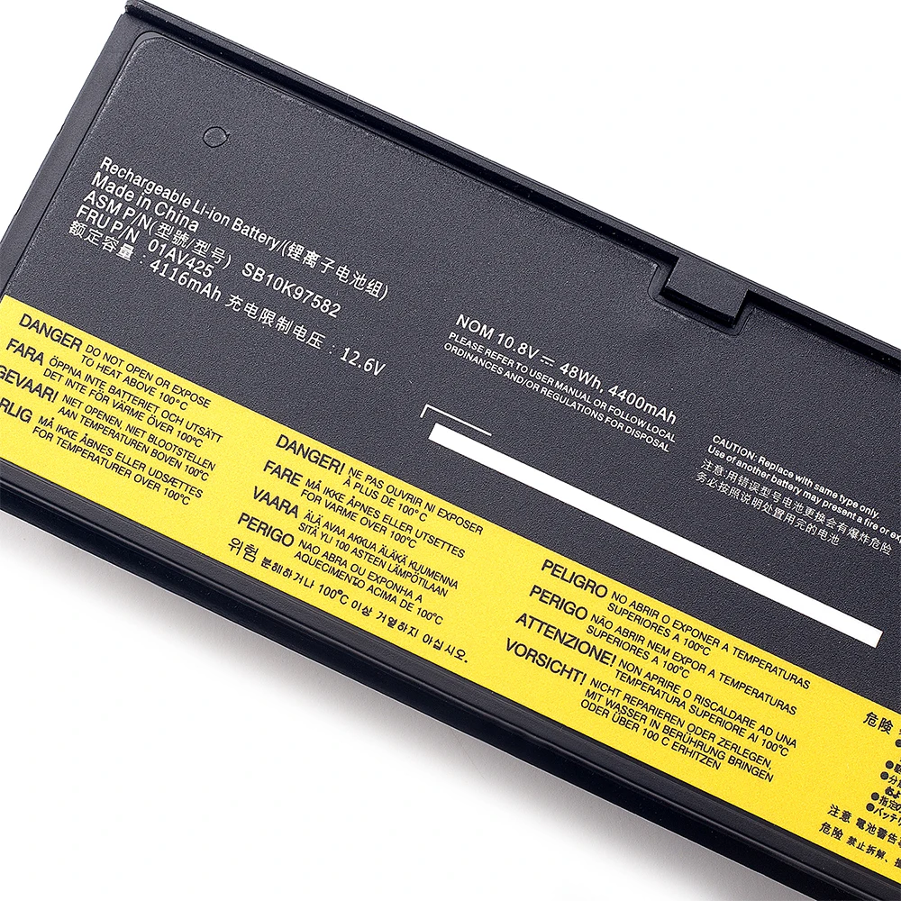 SUOZHAN 01AV425 61+ Laptop Battery Replacement for Lenovo ThinkPad T470 T570 T480 T580 A475 P51S P52S TP25 Series 01AV491
