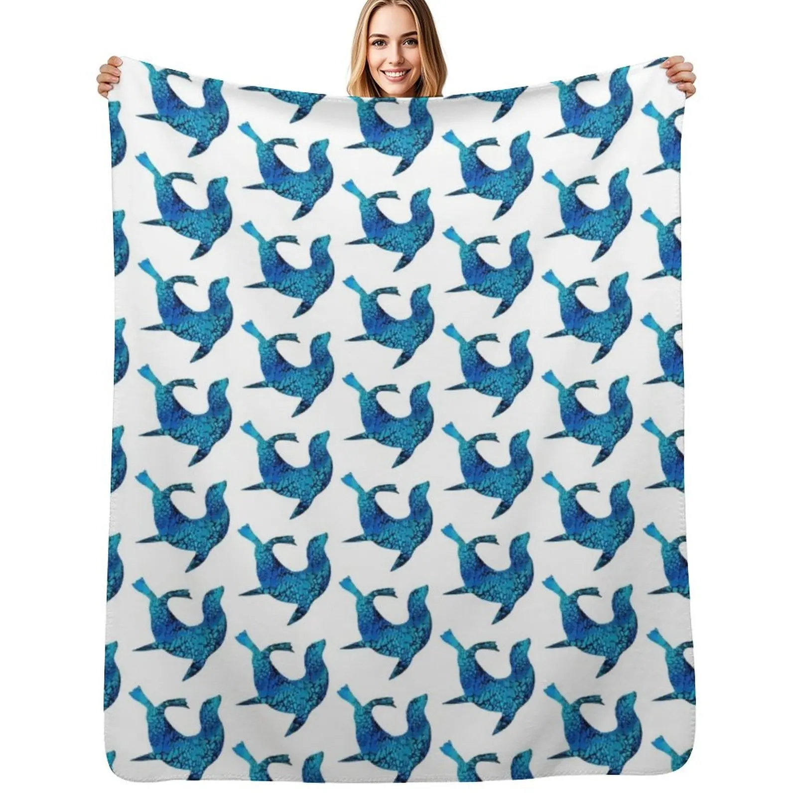 

Sea Lion: shades of blue Throw Blanket Warm Comfortable Blanket for Office Napping