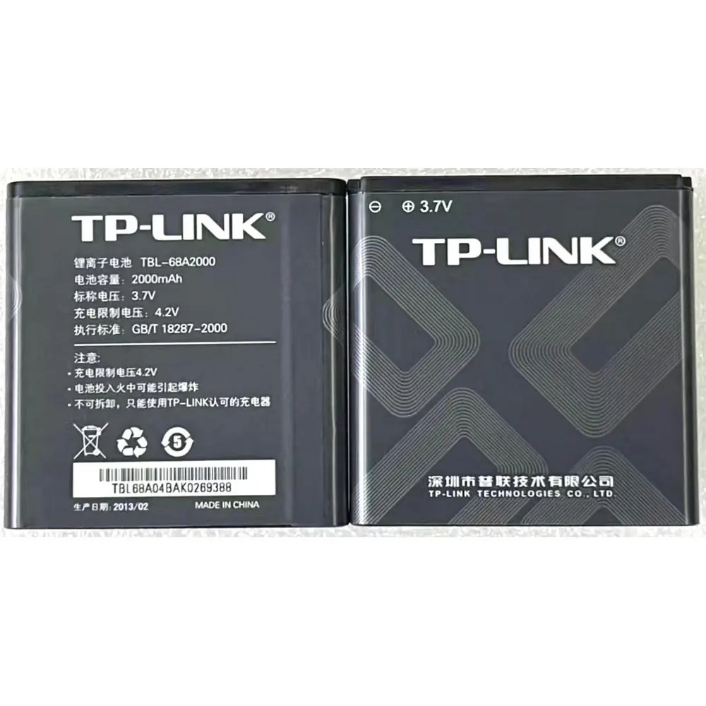 New TBL-68A2000  Battery For TP-LINK TL-MR11U TL-MR3040 Wifi Router