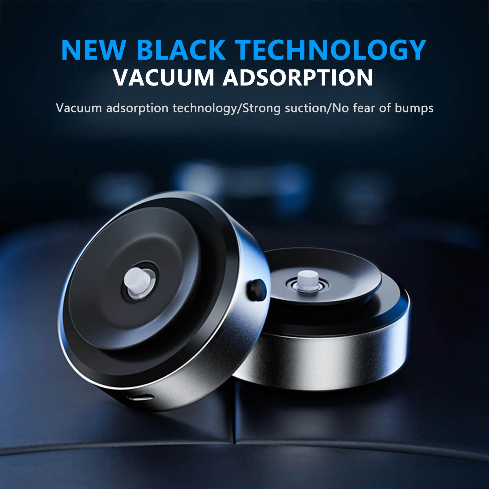 Dual Sided Magnetic Phone Holder Easy Installation Super Stable Car Mount Suitable for Smooth Surfaces