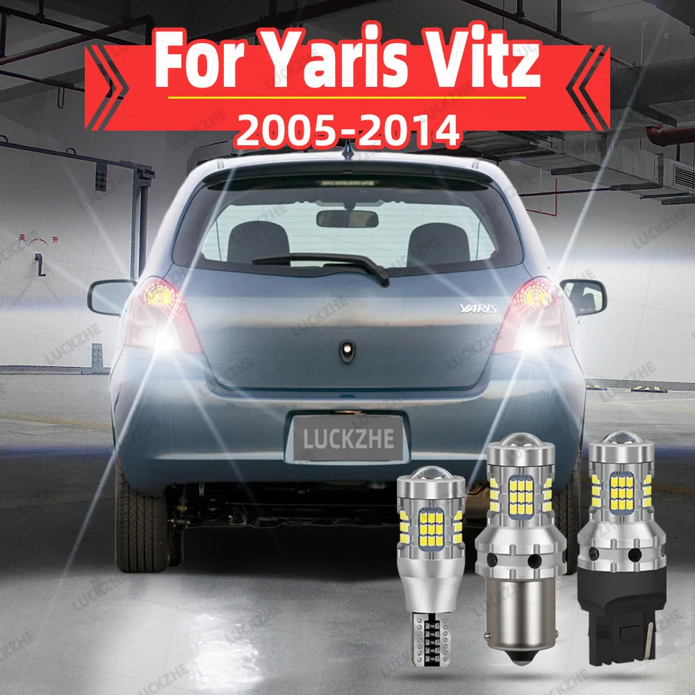 

Светодиодные фонари заднего хода для Toyota Yaris Vitz XP90, аксессуары для Yaris P9, 2005-2014 гг.