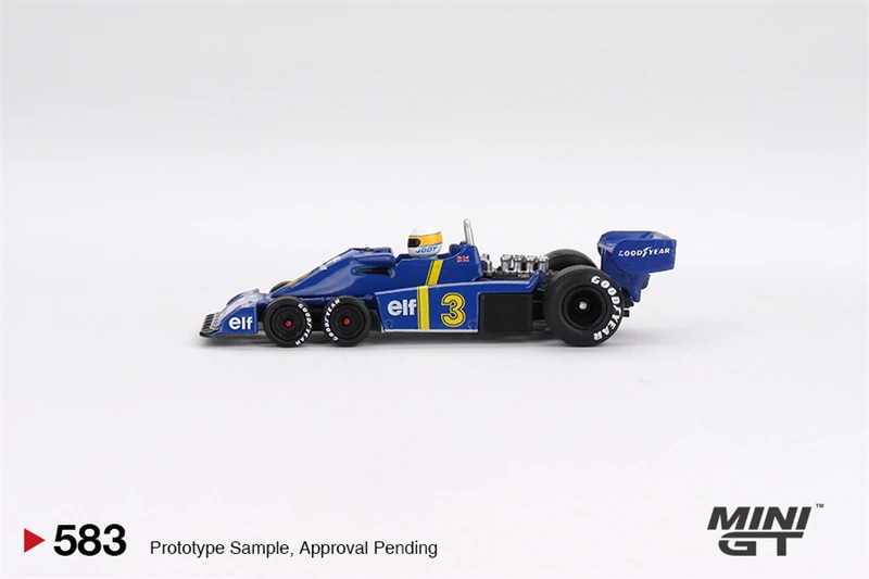 

Мини GT 1:64 tyrrella P34 #3 Jody Scheckter 1976 шведский GP Winner LHD литая модель автомобиля