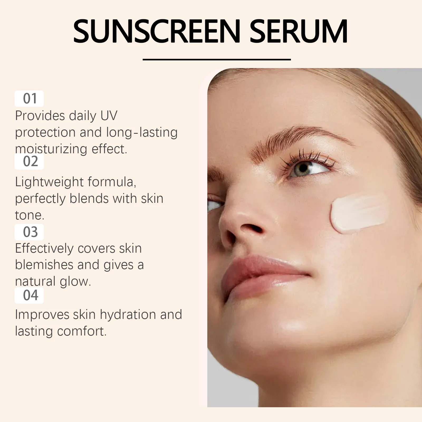 리퀴드 컨실러 파운데이션 Spf 50 썬스크린 다크 서클 블레미쉬 풀 커버리지 하이드레이팅 오일 컨트롤 UV 프로텍트 메이크업 프라이머