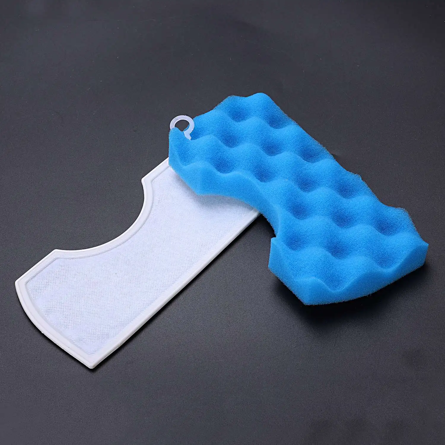 2x Staubsauger-Staubfilter Hepa-Filter + 3xSet Filterbaumwolle für Sc4300 Sc4470 Weiß -B710W