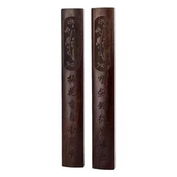 Paperweight Wooden Chinese Calligraphy Painting Paperweight Carving Craft Sandalwood Brass PaperWeights Xuan Paper Pressing Tool