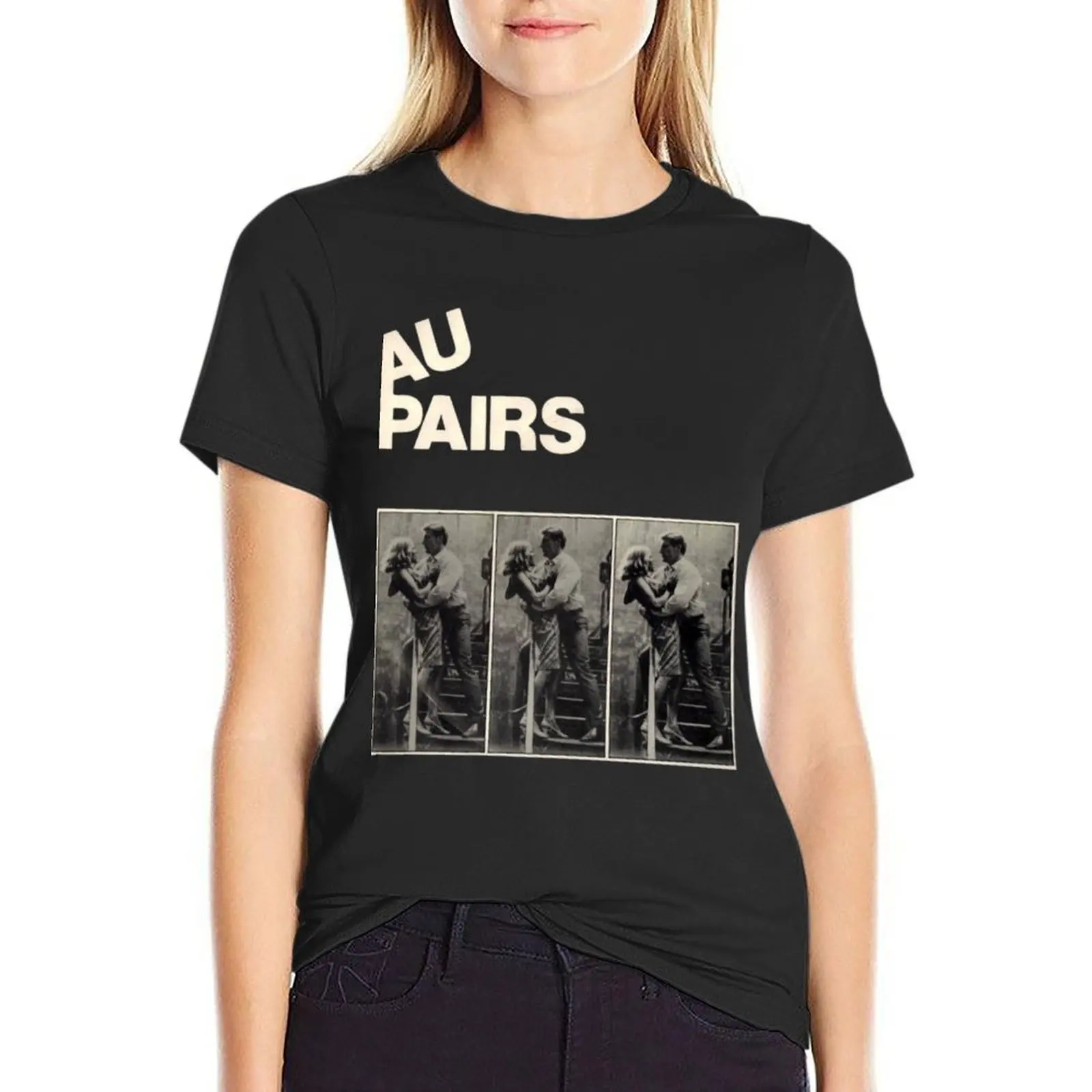 

Au Pairs T-Shirt vintage animal prinfor oversized hippie clothes korean Women's clothes