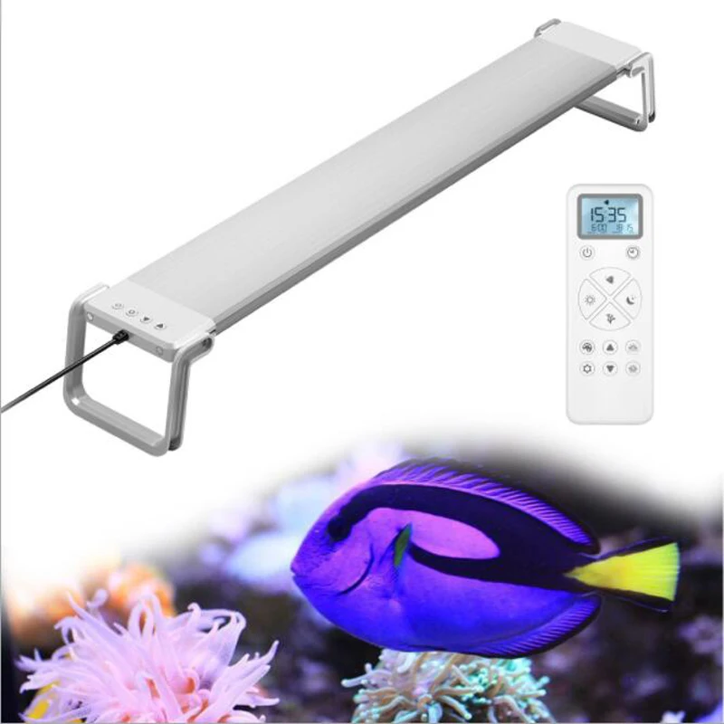 

Wholesale Aquarium LED Lighting Dimmer Lamp for Plant Growth Sunrise Sunset Remote Control Aquatic Light Marine Fish Tank Light