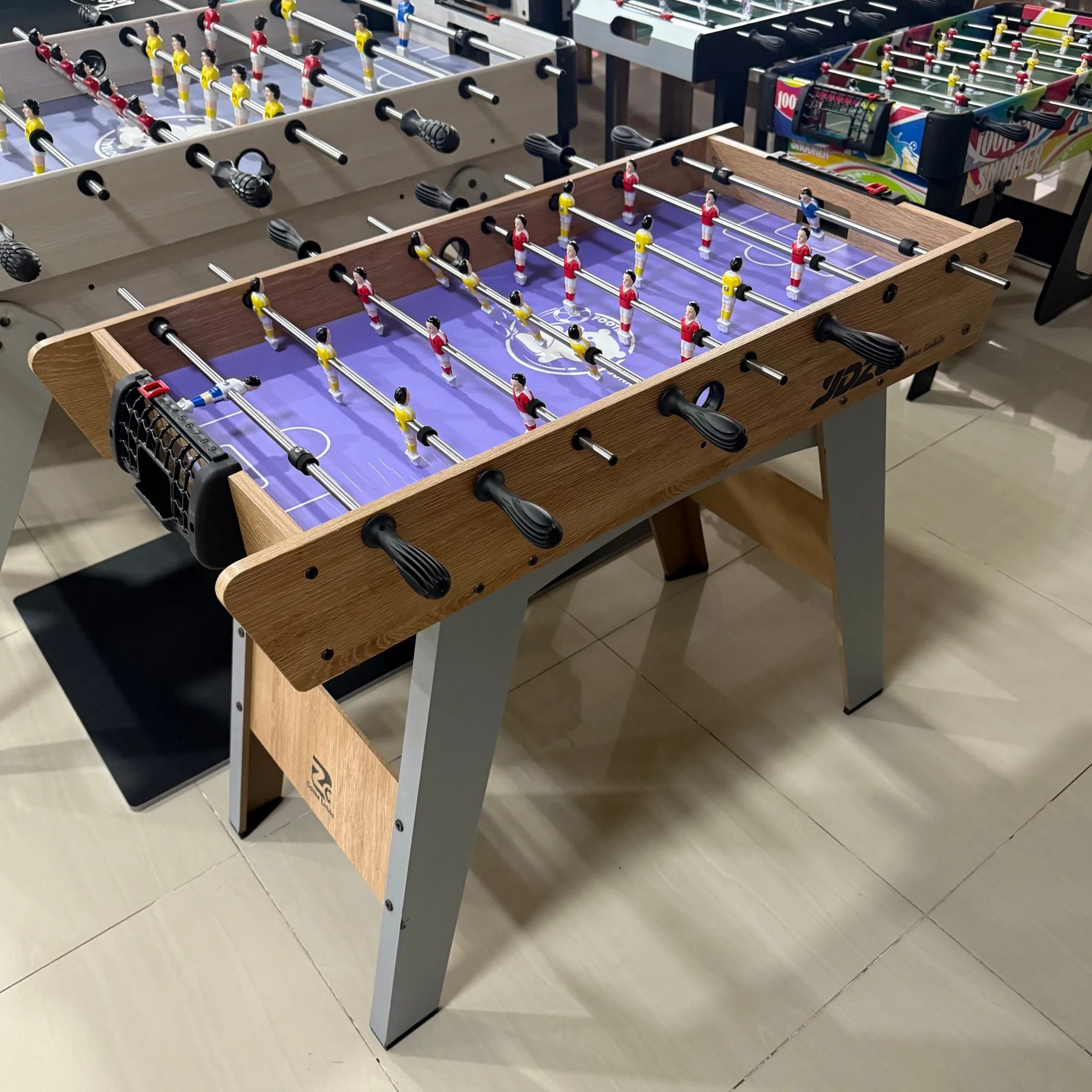 33 inch factory price indoor sports table football wooden toy custom logo table football