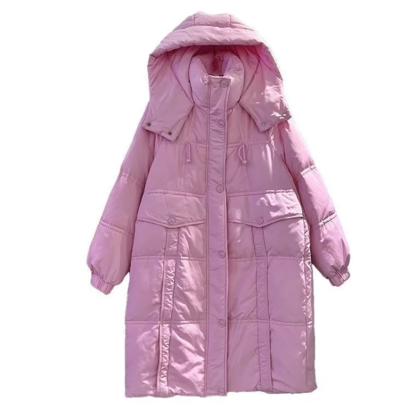 2023 New Women Cotton coat Winter Jacket Female thick warm Parkas hooded Outwear large size Overcoat