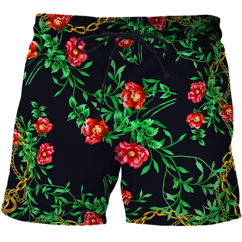 Neue Sommer 3D-Druck Luxus Strand Freizeit kleidung Mode Männer Frauen Shorts plus Größe S-7XL Streetwear Hosen Cargo Shorts Männer Tiki