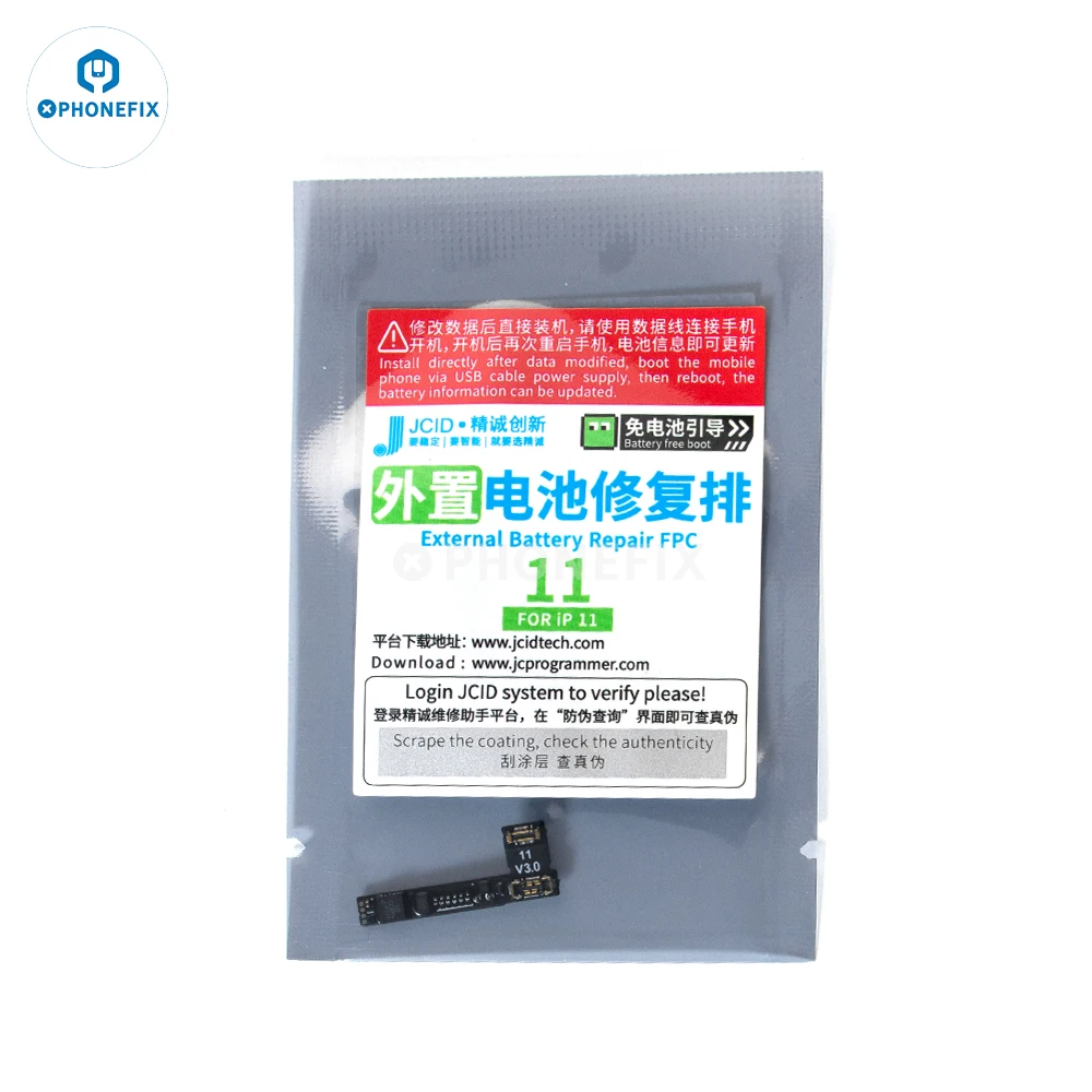 JCID JC Original Batterie Reparatur Flex Für iPhone 11 12 13 14 15 Pro Entfernen Warnung Batterie Externe Tag Flex ersatz Reparatur