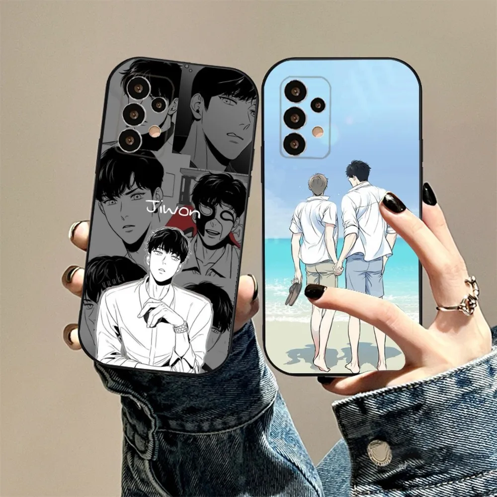 Funda de teléfono Comics Yaoi BJ Alex para Samsung S24,23,23,22,30,21,10,9,Note20 Ultra,Lite,Ultra,5G,Plus,FE,funda blanda negra