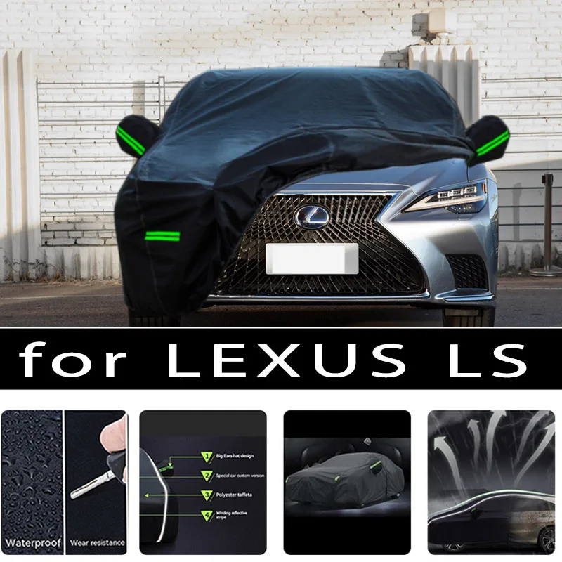 

Для LEXUS LS наружная защита, полные автомобильные Чехлы, снежный чехол, Солнцезащитный водонепроницаемый пыленепроницаемый внешний автомобильный аксессуар