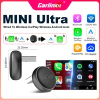 CarlinKit Mini Ultra 3 adaptador Carplay Dongle inalámbrico Bluetooth Android Auto 5G Hz WiFi conexión automática para Toyota Mazda Kia Volvo