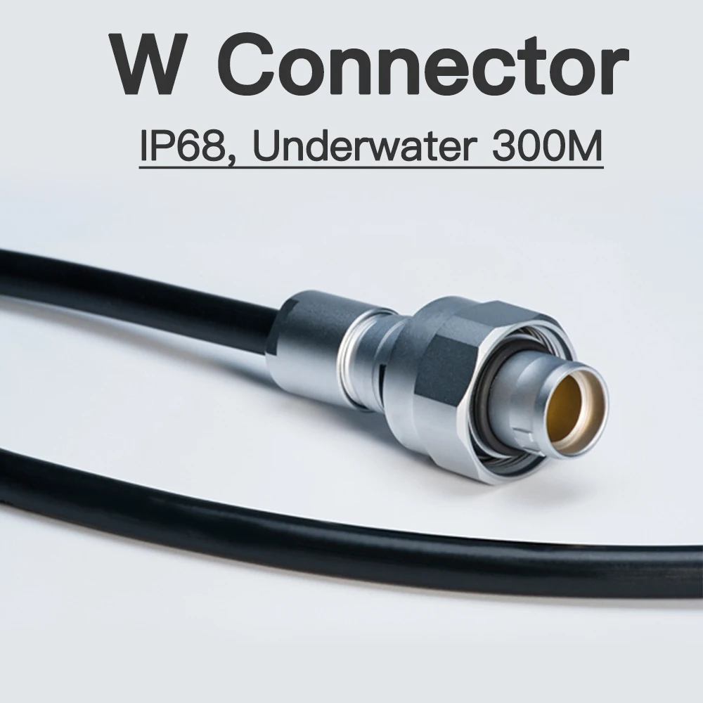 2 3 4 5 6 7 8 10 12 14 16 18 20 22 24 26 30p waterproof connector FVG 3W EVG 3W Stainless steel corrosion-resistant connector
