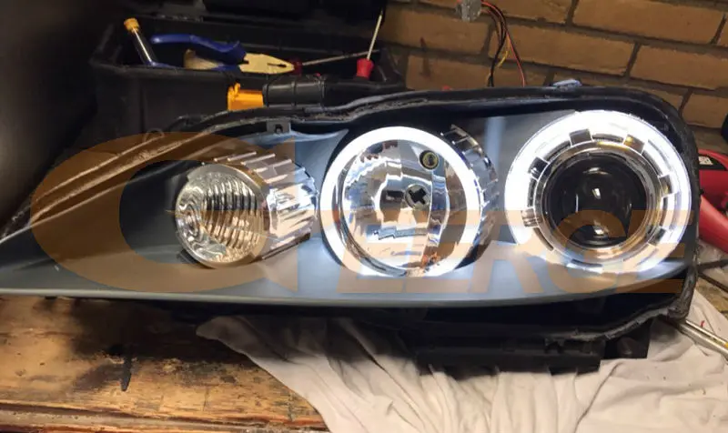 Dla Alfa Romeo 147 2005 2006 2007 2008 2009 2010 Doskonały zestaw Ultra Bright CCFL Angel Eyes Kit Halo Rings Akcesoria samochodowe — zdjęcie 7